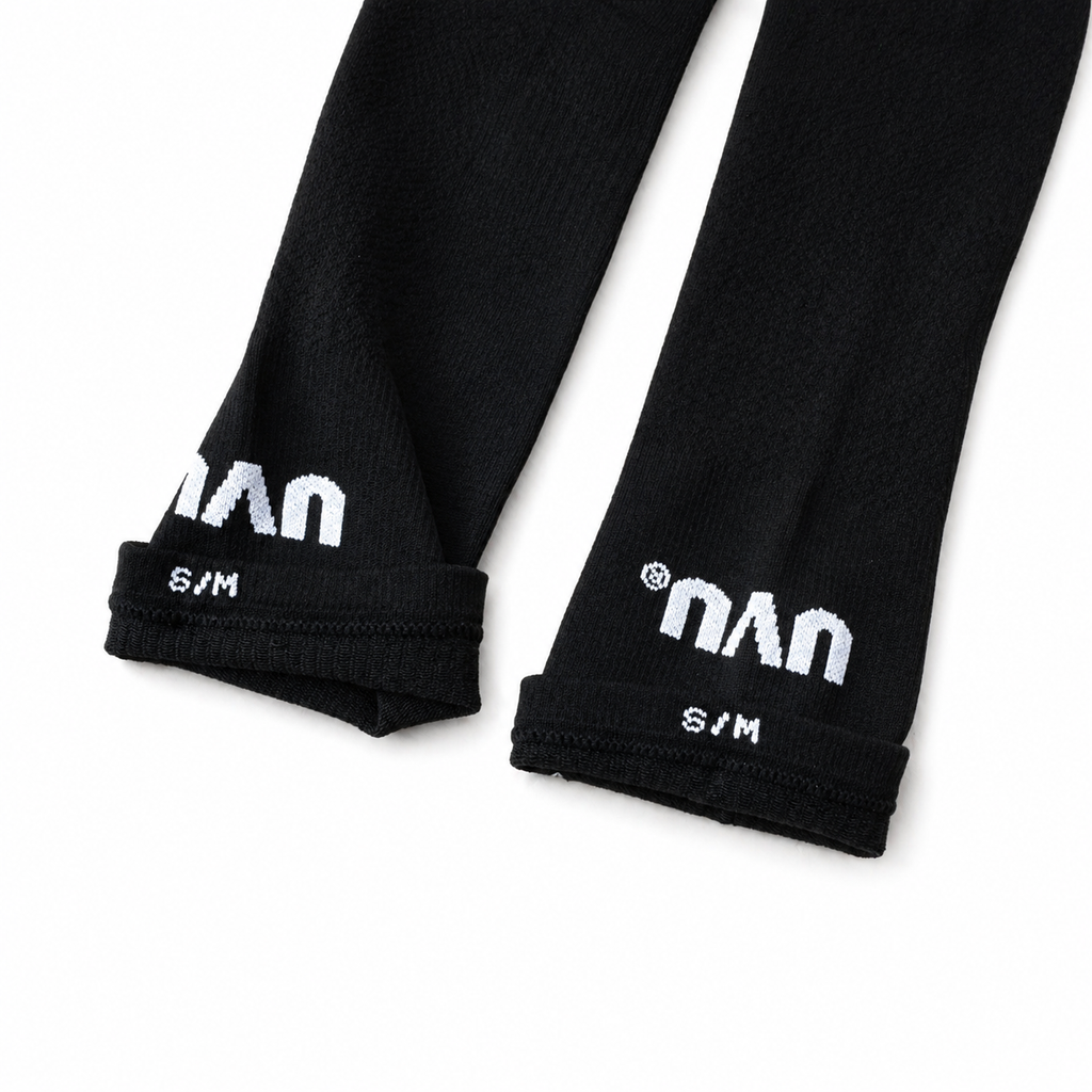 UVU Crew Socks – Black (Signature Text Edition)