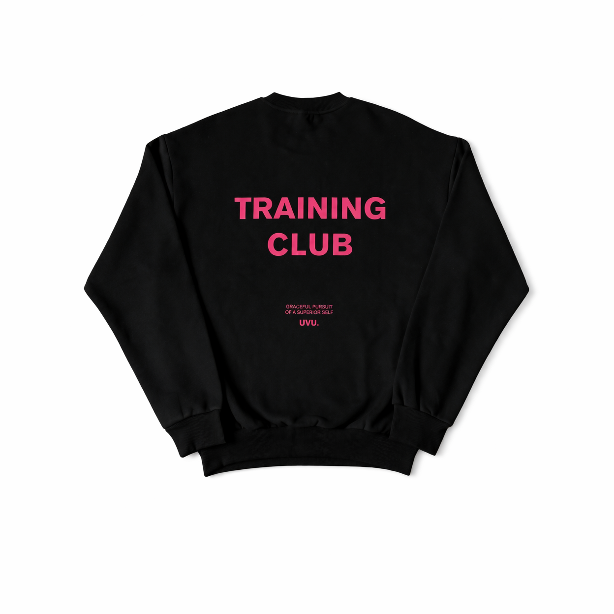 UVU “Training Club” Crewneck Sweatshirt – Black / Pink