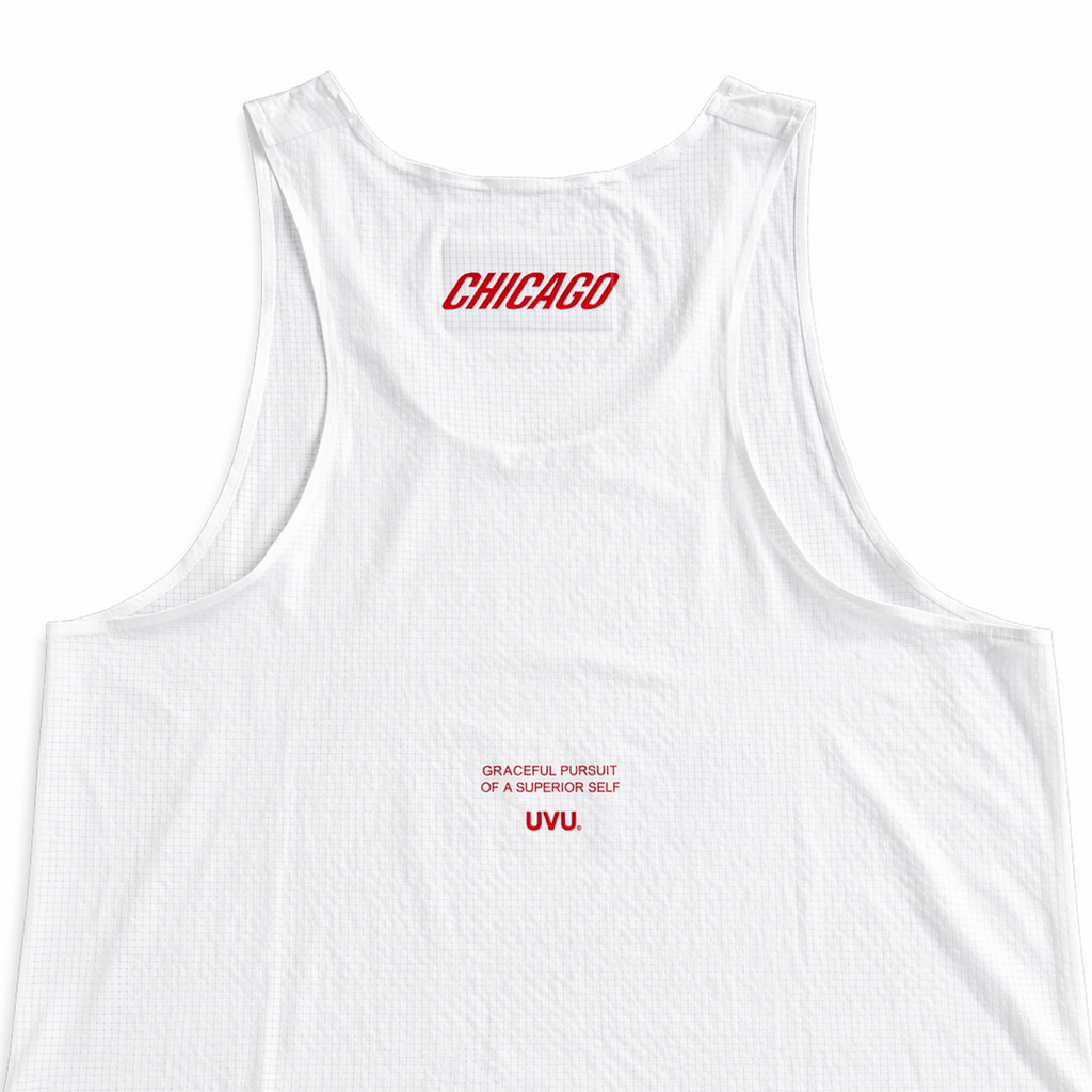 UVU Performance Tank Top – White / Chicago