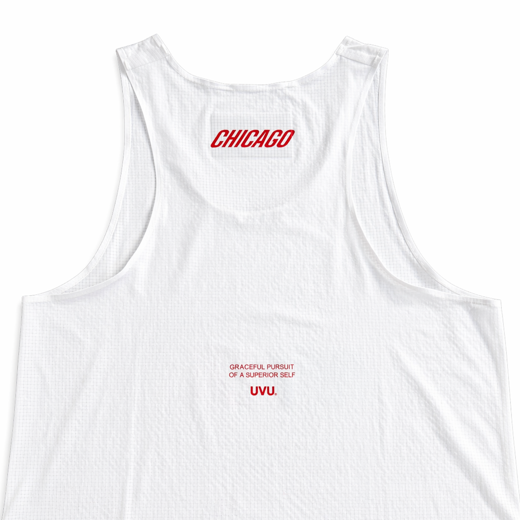 UVU Performance Tank Top – White / Chicago