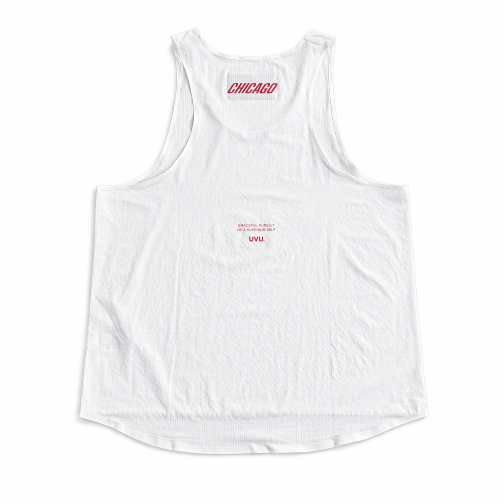 UVU Performance Tank Top – White / Chicago