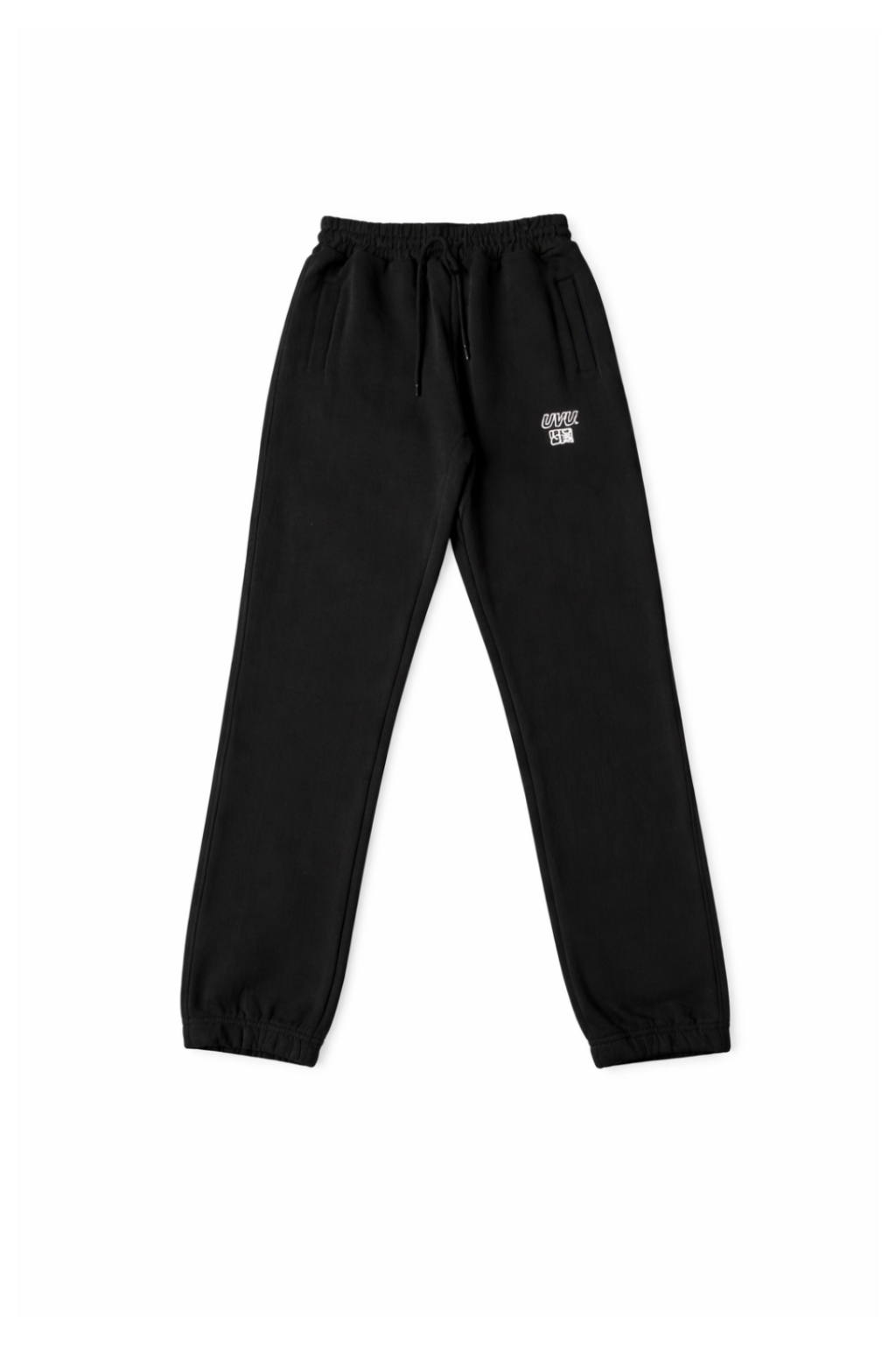 UVU Black Sweatpants (Minimal Logo)