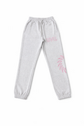 UVU Grey Graphic Joggers – Pink Detail