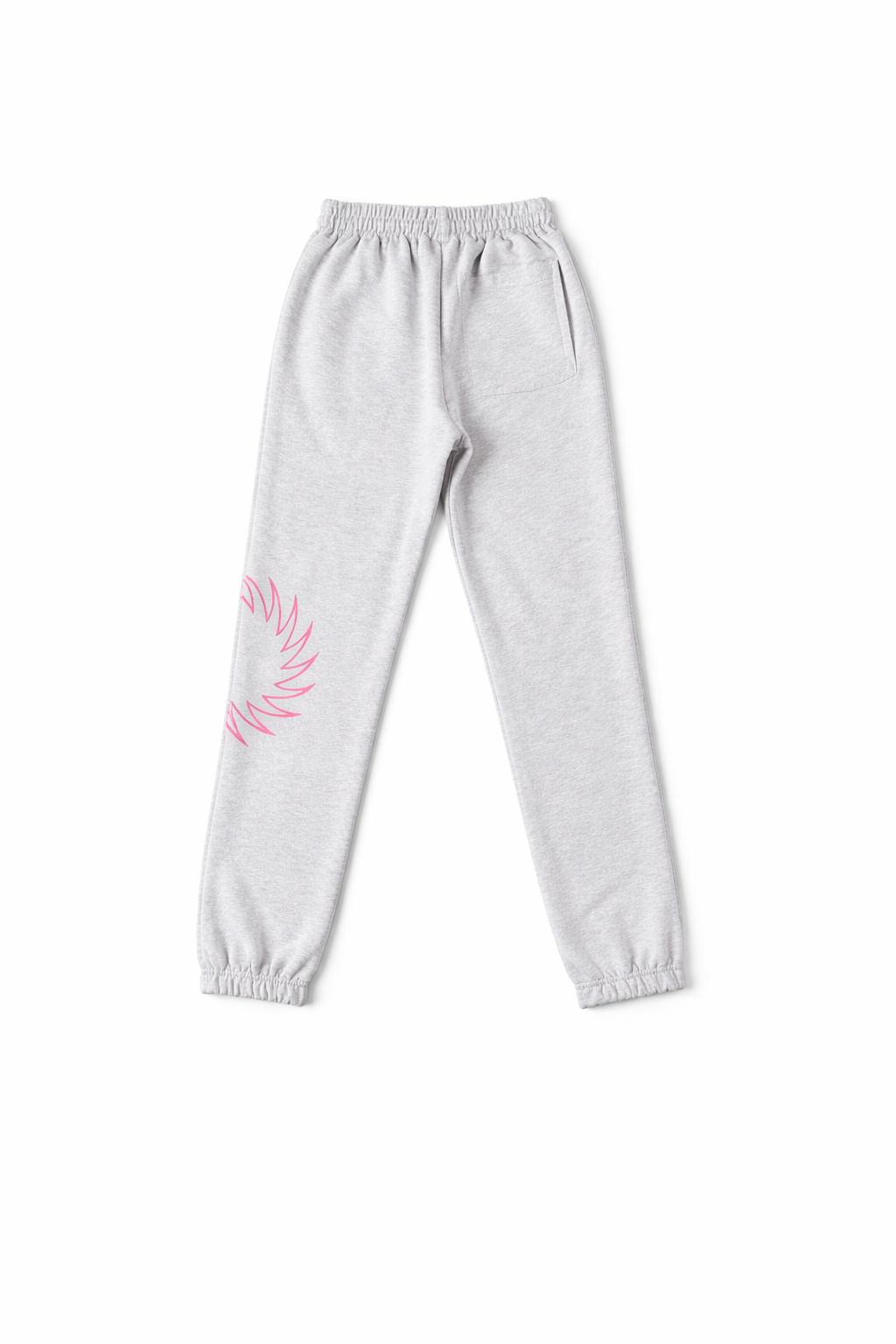 UVU Grey Graphic Joggers – Pink Detail