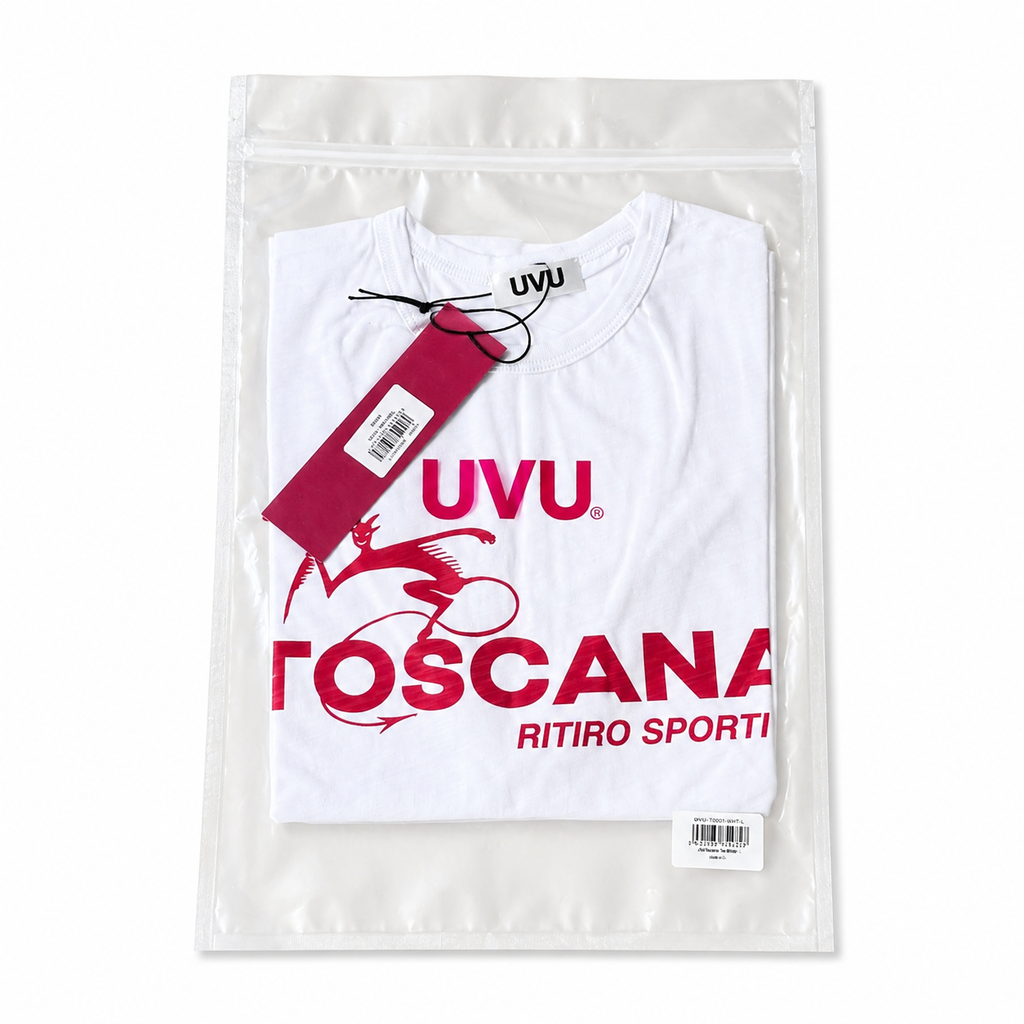 UVU Toscana Ritiro Sportivo T-Shirt (White/Red)