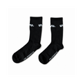UVU Crew Socks – Black (Signature Text Edition)